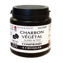 Pleine Forme - Charbon végétal à croquer-200 comprimés-Vecteur santé - Complément alimentaire - Digestion