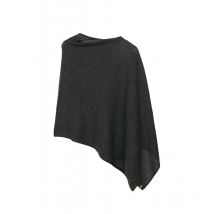 Poncho Noir Chine