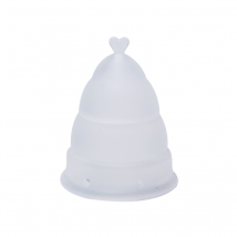 E-choppe Alternative - Cup Menstruelle Pliable Petite Taille - Transparente - La Week'up - Intimité féminine