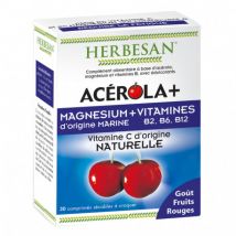Herbesan - Acerola+ Magnésium & Vitamines - Forme & vitalité