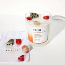 Anavrin - Bougie Désir - Ambre Noir - Bougies naturelles