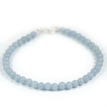 Bracelet angélite, pierre naturelle, ∅4