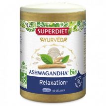 Super Diet - ASHWAGANDHA Bio - Complément alimentaire - Stress - Sommeil