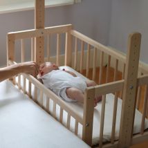 Europe & Nature - Berceau Co-dodo - 100% Nature - Avec Matelas Naturel Et Ensemble - Mobilier pour enfants