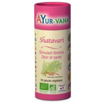 Ayur-vana - Shatavari bio AYur-vana - 60 gélules - Stimulant, désir au - Complément alimentaire - Génito-urinaire