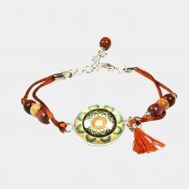 Bracelet cabochon et bois Amaya