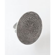 Bague rosace de la vie argent massif (grand modèle)