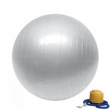 Sun&sia - Ballon De Yoga / Fitness Taille S 55 Cm Argenté - Matériel & accessoires de relaxation