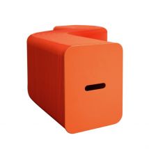 Stooly - Banc Extensible Orange Pour 6 Personnes - Mobilier écologique