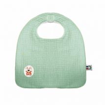 Papate - Bavoir En Coton Bio Vert - Alimentation