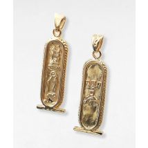 Cartouche liberté/ancrage et protection égyptienne plaqué or