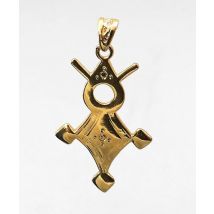 Pendentif Croix Touareg plaqué or