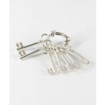 Pendentif 7 clés en argent massif