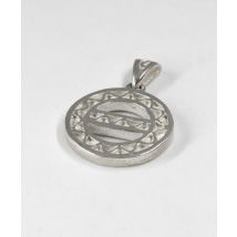 Pendentif argent massif symbole de la protection