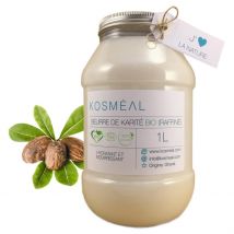 Ecocert - Beurre De Karité Raffiné Bio - 100% Pur Et Naturel - 1l - Huile pour cheveux