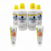 Bou2bio - Silicium 7 Pro organique 4 litres et 2 gels silicium 50ml - Complément alimentaire - Articulations