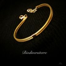 Bracelet "2 brins" réalisé en Capim Dourado , "l'Or Végétal"...