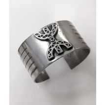 Bracelet Manchette Liberté / Ancrage argent massif