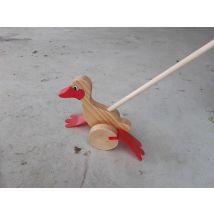 Acb Jeux - Canard Dandinant Jouet À Pousser - Jouets en bois