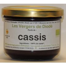 Les Vergers De Diodé - Purée De Cassis - Compotes & Purées de fruits en conserve