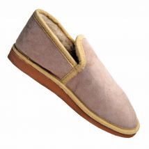 Chaussons charentaises 100% peau de mouton retournée