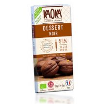 Equitable - Chocolat Dessert Noir Bio 58% Cacao - 200g - Kaoka - Bonbons & confiserie