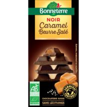 Bonneterre - Chocolat Noir Caramel Beurre Salé 100g -bonneterre - Bonbons & confiserie