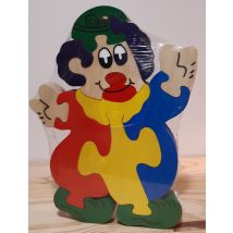 Acb Jeux - Puzzle En Bois Clown - Jeux pédagogiques
