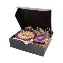 Les Essentiels D'Isabelle - Coffret "bijoux" Lithothérapie Améthyste - COFFRETS & BOX BIEN-ÊTRE
