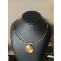 Collier "Mandala Armadinho" réalisé en Capim Dourado , "l'Or...