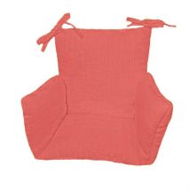 Papate - Coussin De Chaise Haute En Coton Bio Fraise - Matériel de puériculture