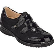 FINN COMFORT Basse Lady Line Noir talon 25 mm chaussant large