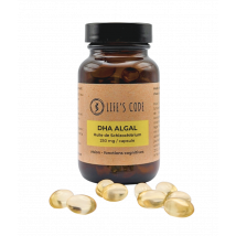 Life’s Code - OMÉGA 3 - DHA 100% ALGAL 250 MG - Acide gras essentiel - 90 capsules - Complément alimentaire - Ménopause & cycle féminin