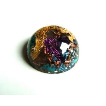 Les Orgonites - Demi Sphère Turquoise Améthyste - Matériel de bien être