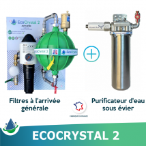 Eco-h2o - Ecocrystal 2, L'Adoucisseur D'Eau Sans Sel - Traitement de l'eau