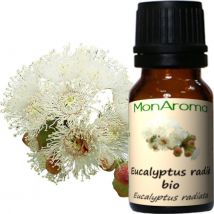 Monaroma - Huile Essentielle Eucalyptus Radié 10ml - Antiseptique - Anti-viral - Anti-infectieux
