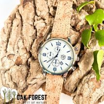 Montre en liège "Blanco" - Montre homme Vegan