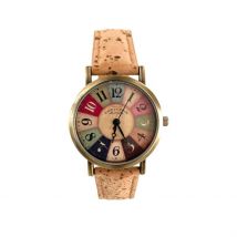 Montre en liege femme vegan Multicolore