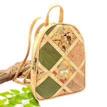 Petit Sac à dos en liège "Mosaïque" - Sac à dos Vegan