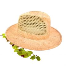 Chapeau en liege naturel "Paname maillage"- Chapeau homme
