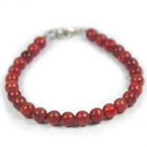 Bracelet gorgone ∅6, pierres naturelles