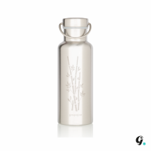 Gaspajoe - Gourde Inox Isotherme Groovy 500 Bambou - Nomade - contenants alimentaires