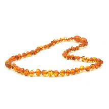 Collier en ambre de la Baltique, 60 cm