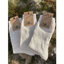 Aux Fils Naturels - Lot De 3 Paires De Chaussettes Lin/coton - Mode prêt à porter Femme