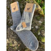 Aux Fils Naturels - Lot De 2 Paires De Chaussettes Laine/alpaga (gris) - Mode prêt à porter Femme