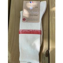 Aux Fils Naturels - Lot De 2 Paires De Chaussettes Fil D'Écosse Sans Élastique (écrue) - Mode prêt à porter Femme