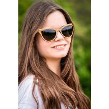 Lunette en bois solaire femme PARKER ZEBRA