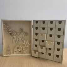 Mes Courses En Vrac - Calendrier De L'Avent En Bois À Faire Soi Même - Structure À