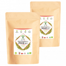 Ecocert - Protéine De Pois Bio - 80% Protéines 12% Bcaa - Poudre De Pois - Sport