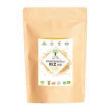 Ecocert - Protéine De Riz Bio - 80% De Protéines - Poudre De Riz Brun - Sport